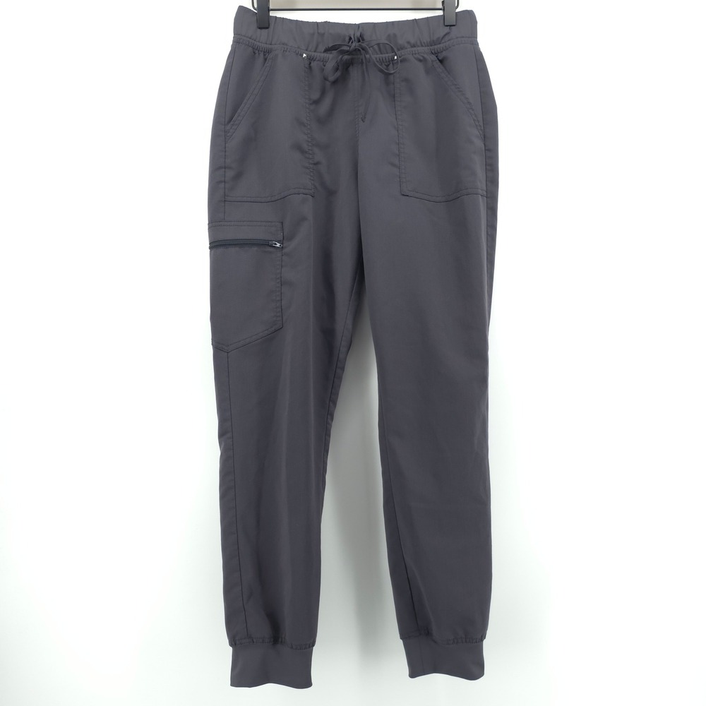 Scrubstar Women Scrub Pants WM12B104A M Pewter Grey Jogger Cargo Cargo Workwear